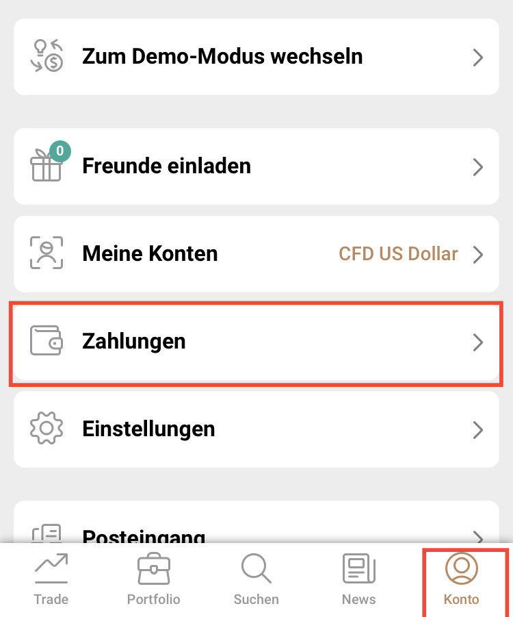 Wie kann ich Geld von meinem Konto auszahlen lassen? – Capital.com